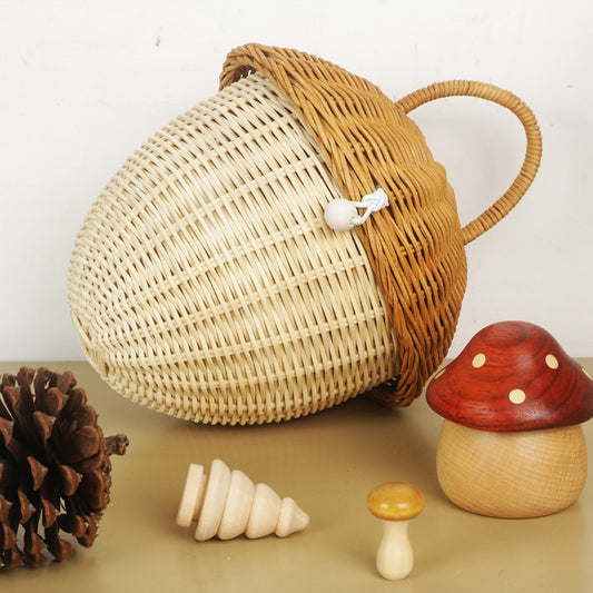 Vine woven acorn bag